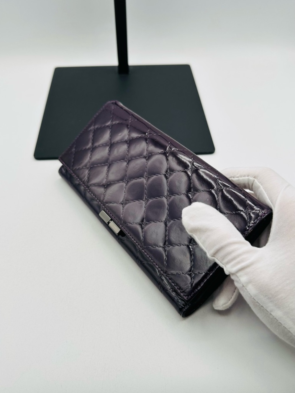 Burberry Quilted Patent Leather Wallet - Picture 3 of 12